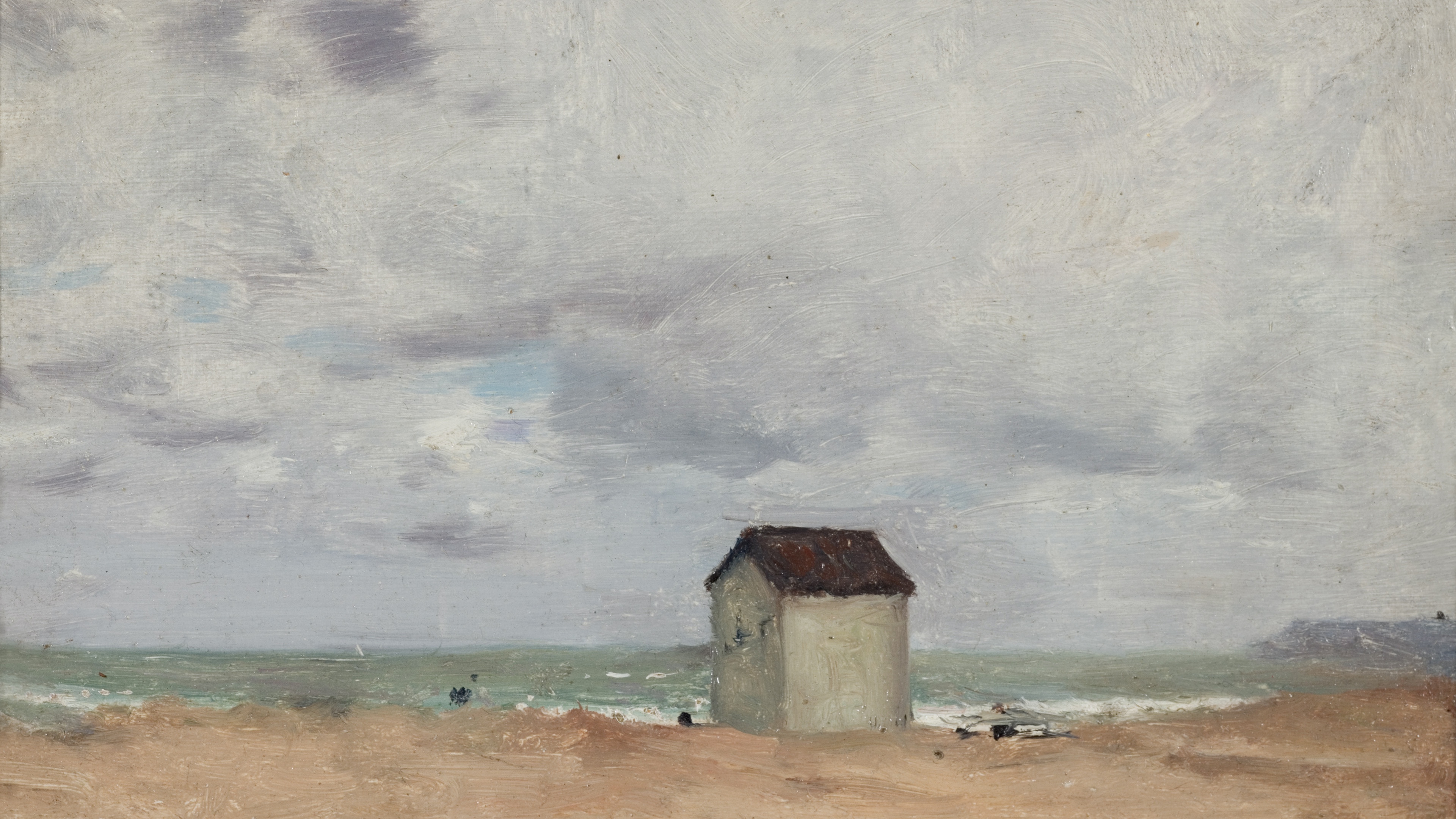Overcast Coastal Solitude