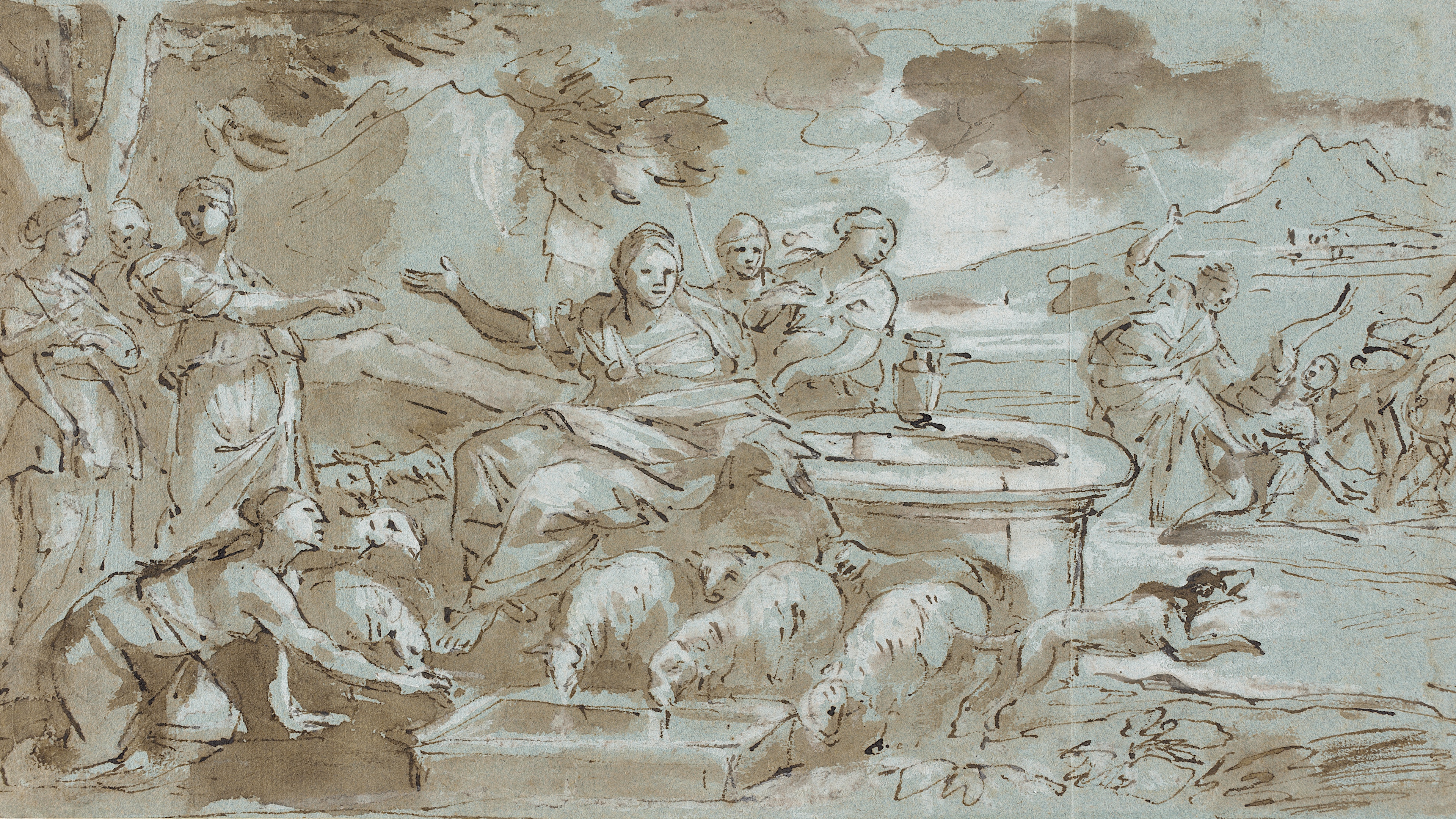 Arcadian Pastoral Study