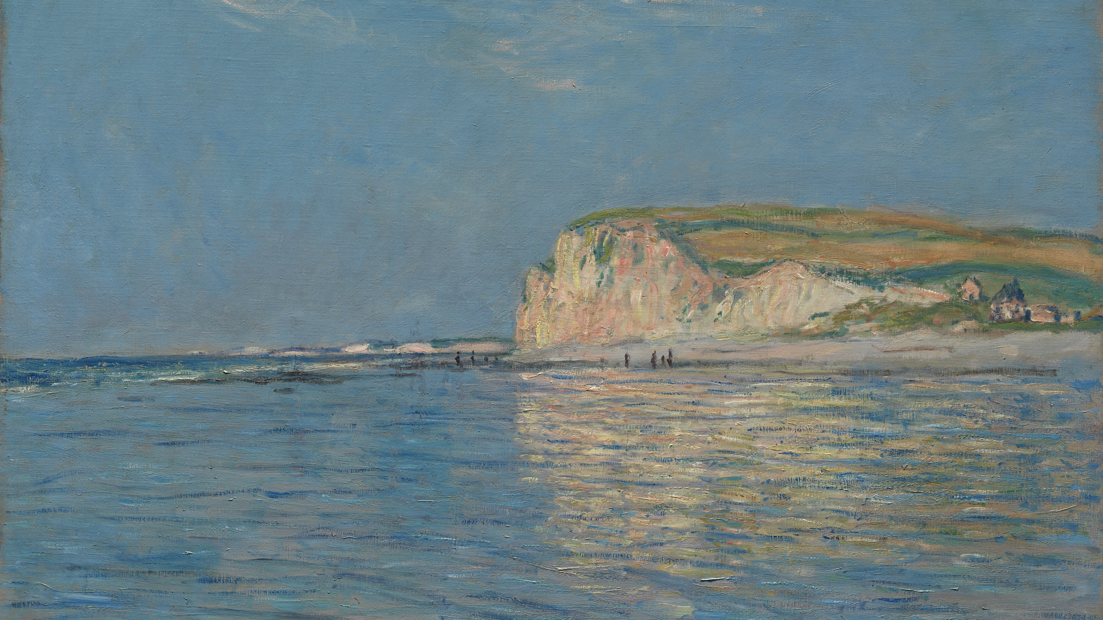 Sunlit Coastal Bluff