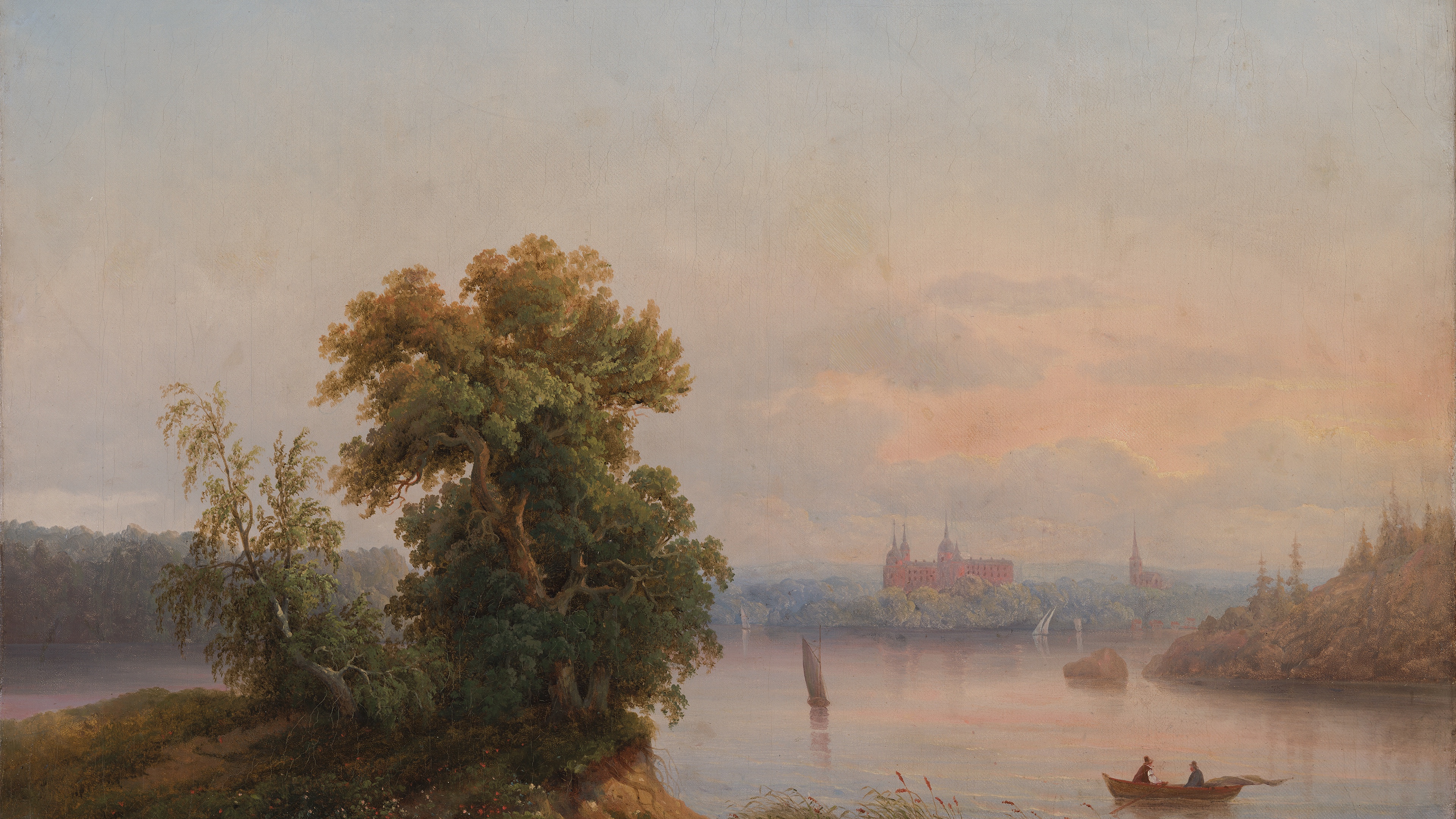 Dusk Over Riverbank