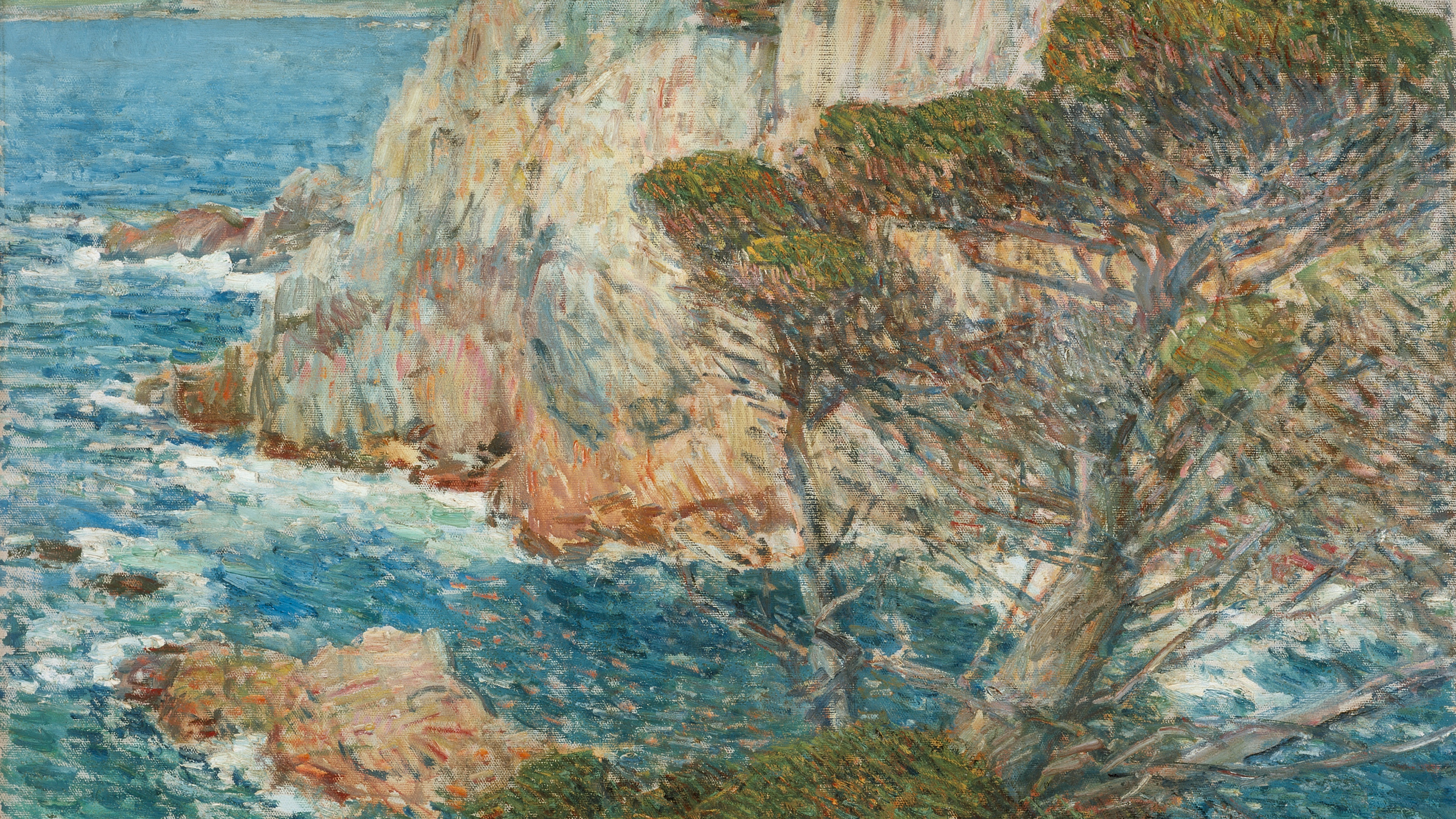 Azure Coastal Bluff