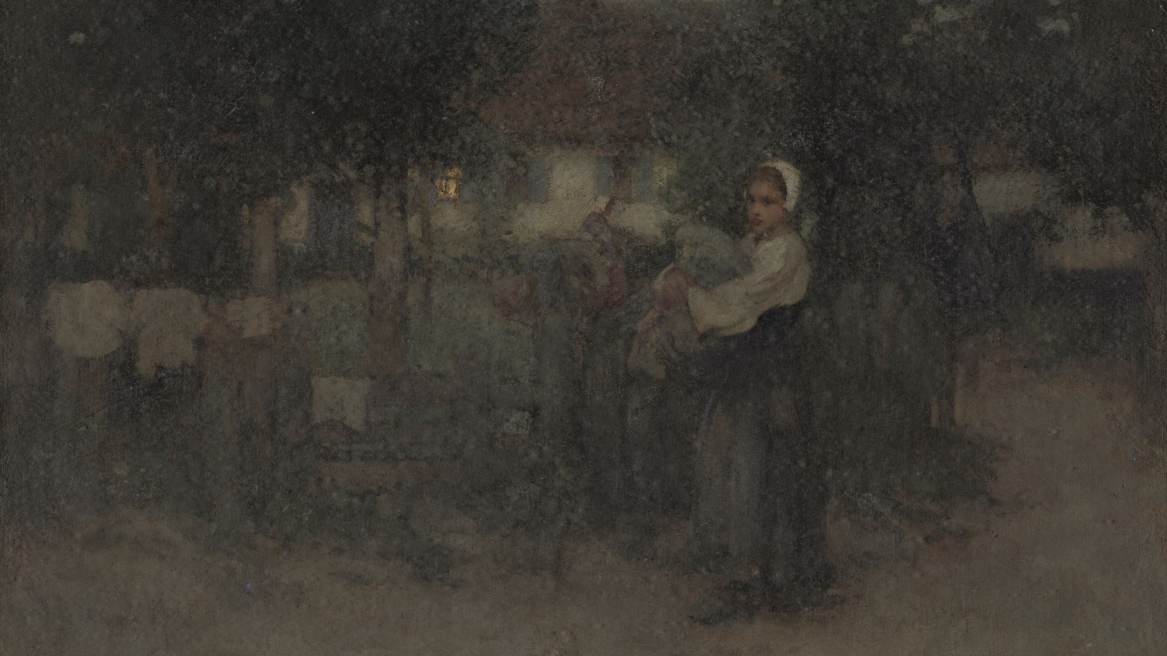 Twilight in the Courtyard