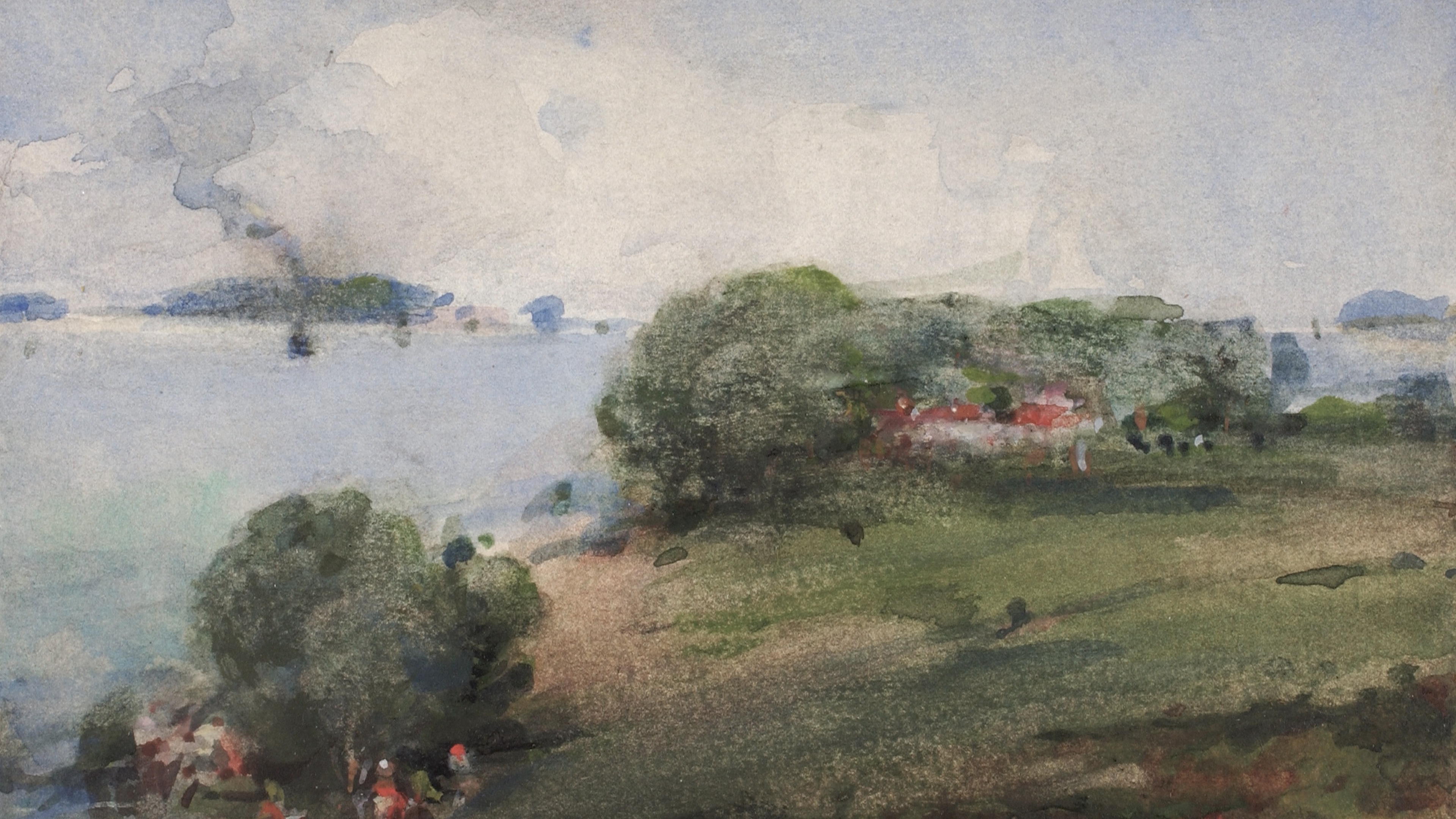 Misty River Shore
