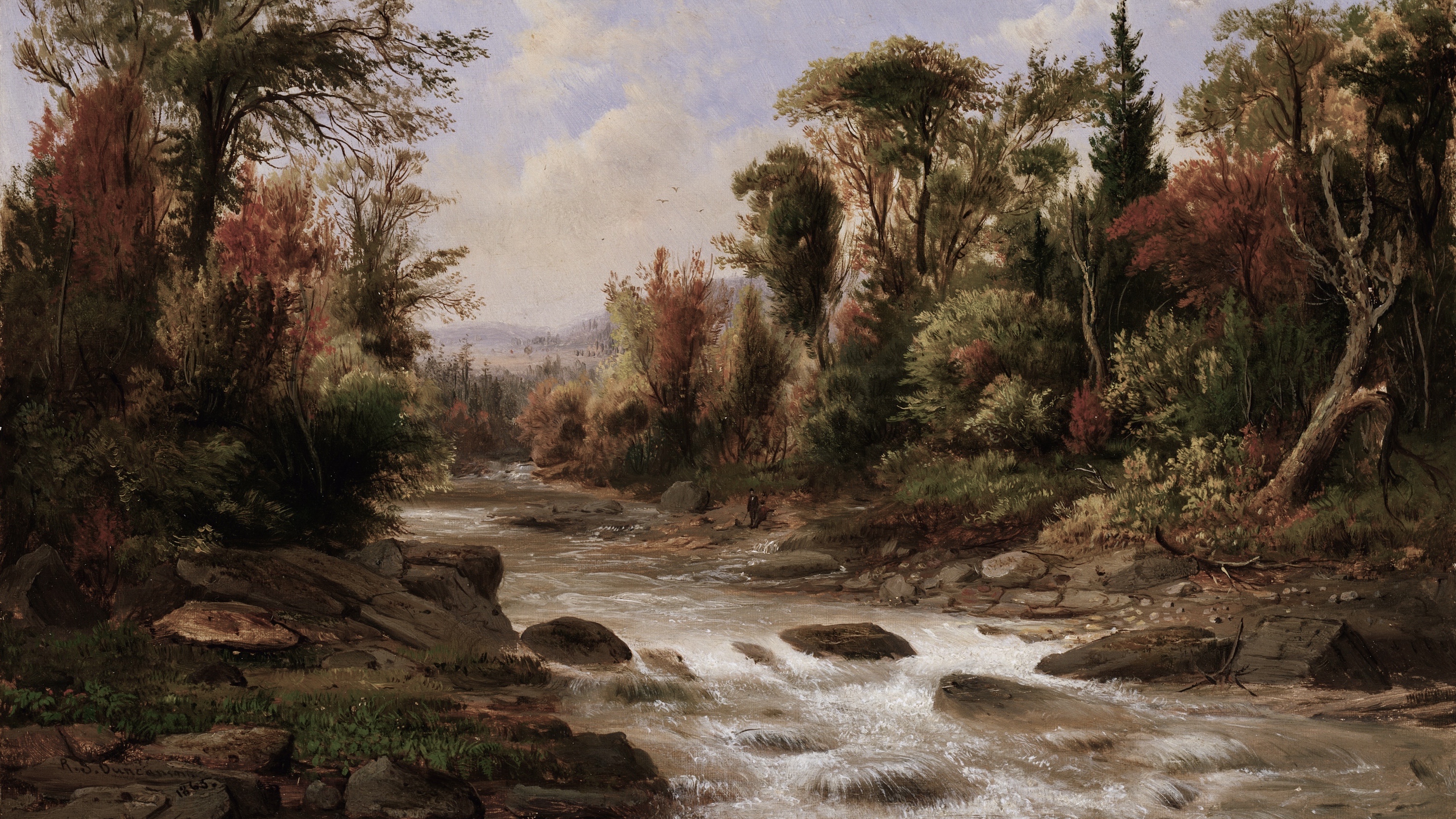 Autumn River Gorge