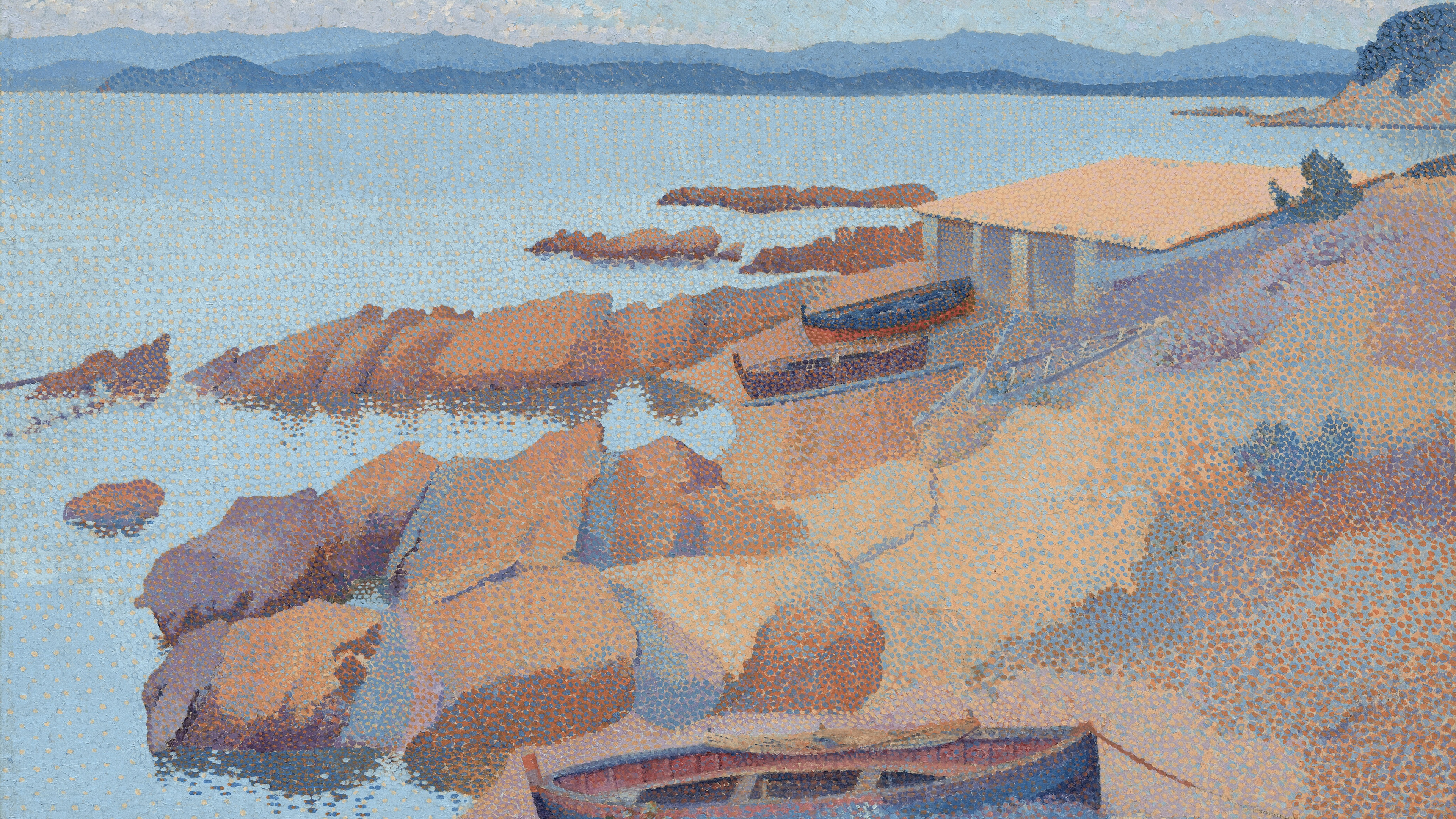 Azure Shore Stillness