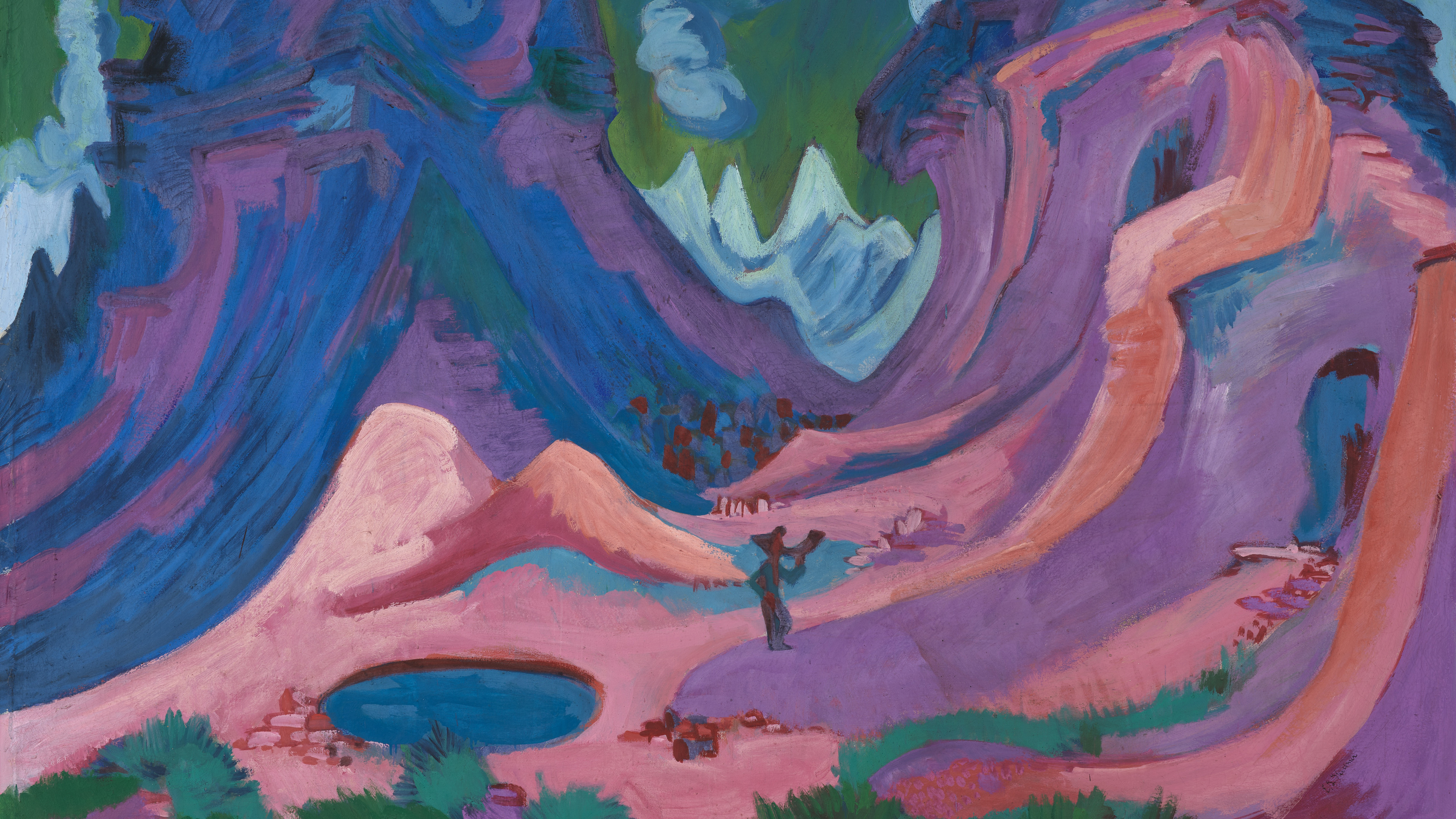Violet Alpine Vista