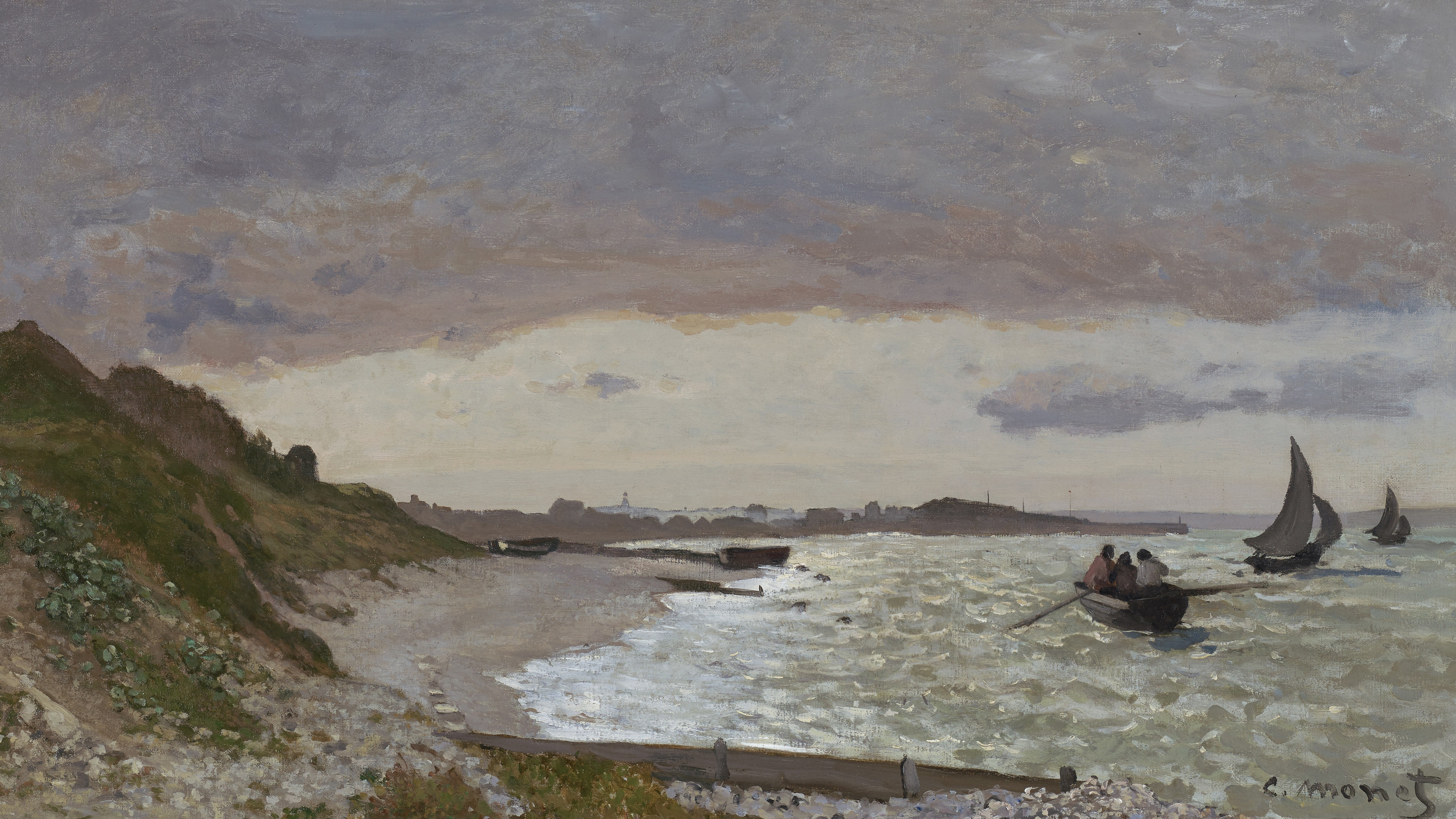 Overcast Coastal Tide