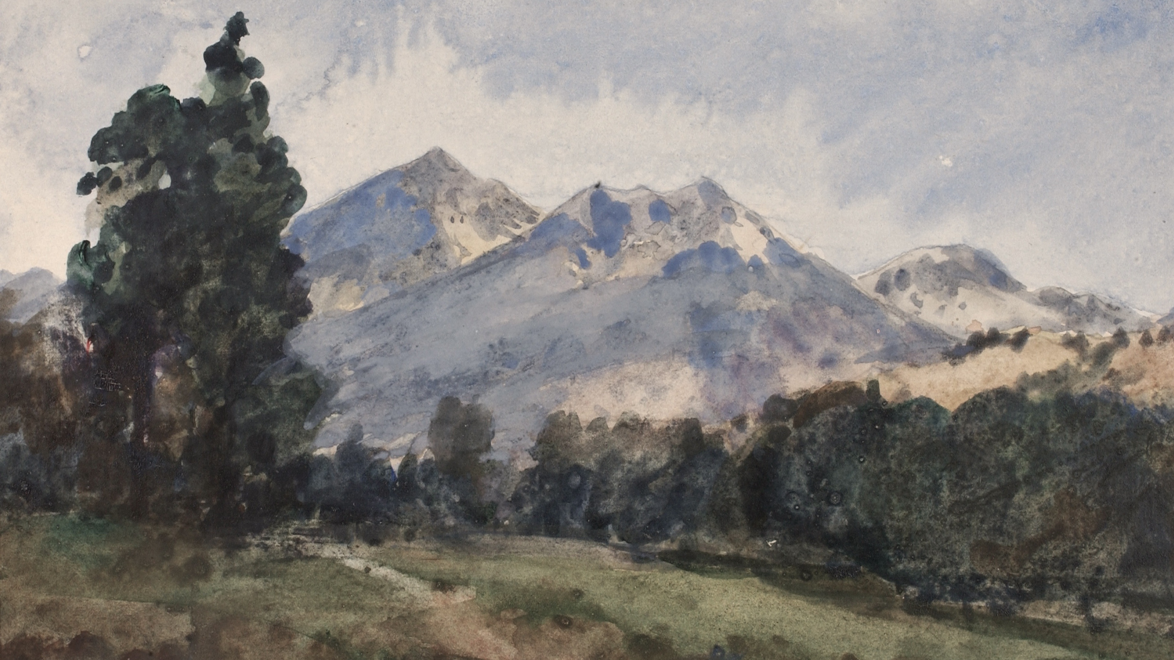 Alpine Twilight Ridge