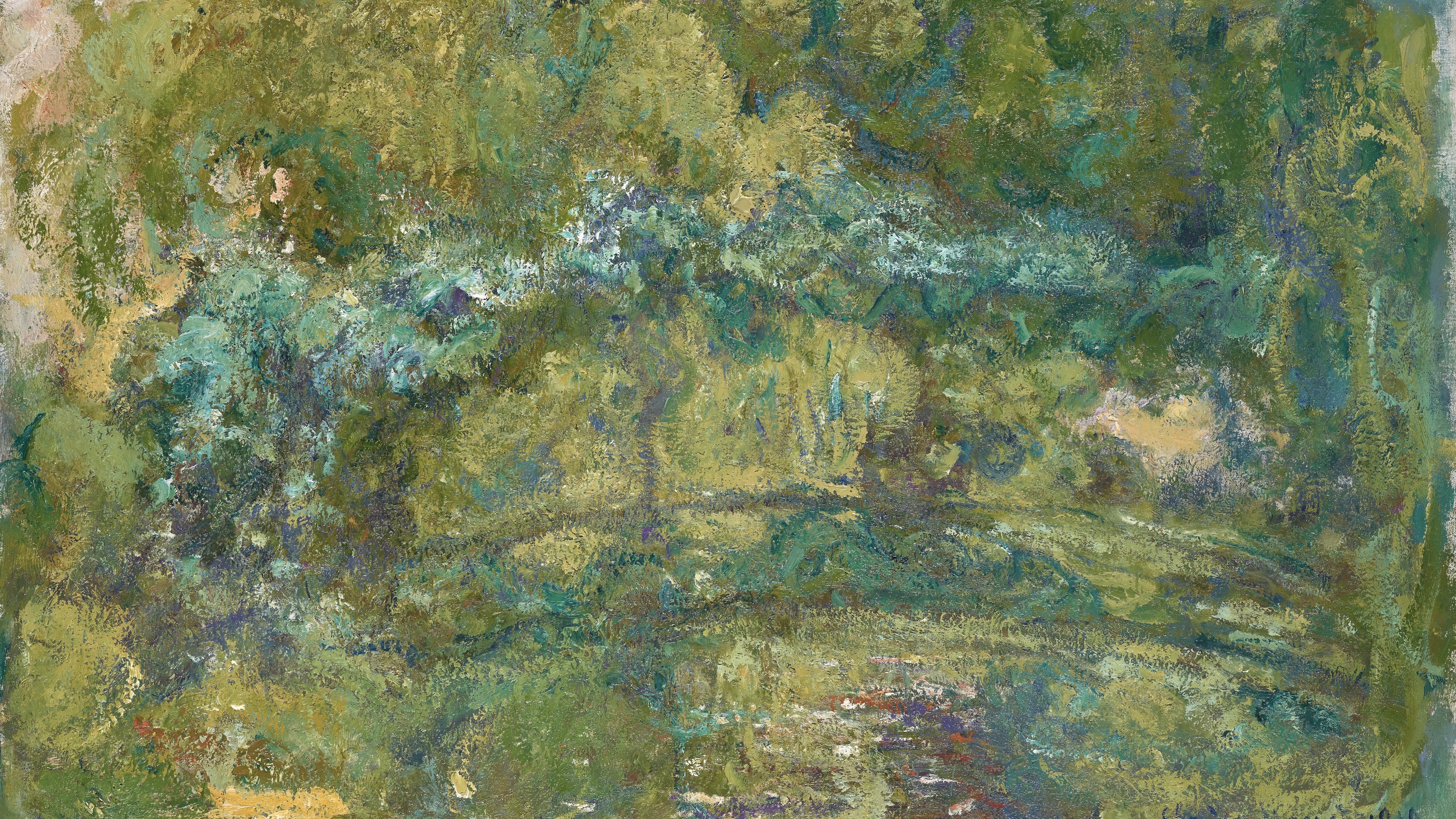 Emerald Garden Reflection