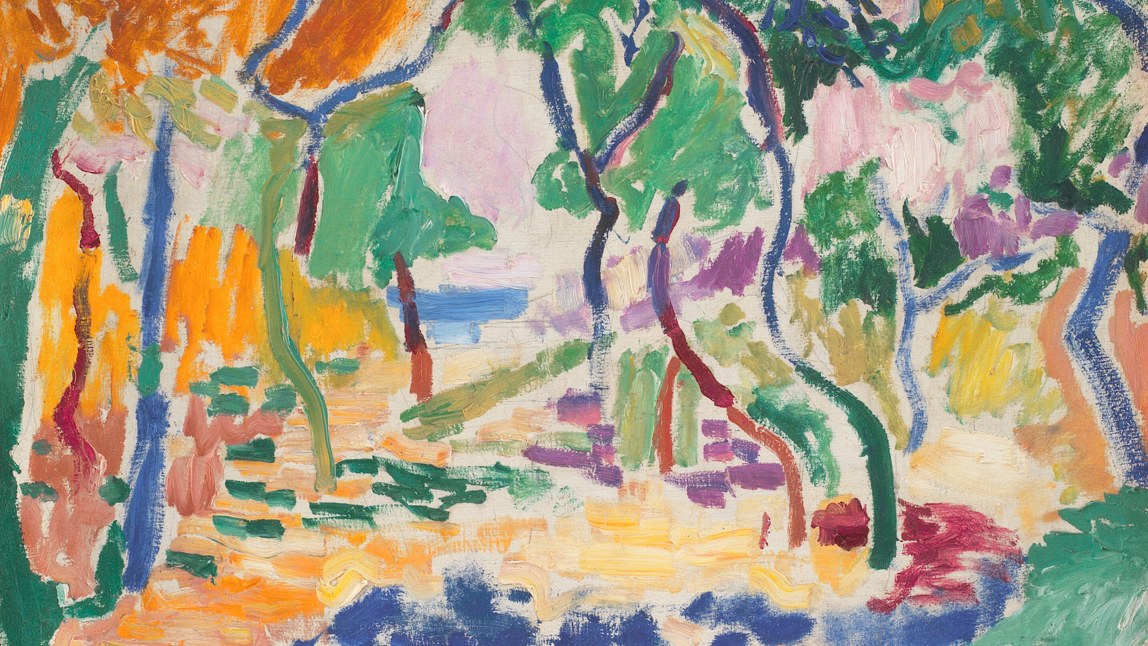 Sunlit Coastal Grove