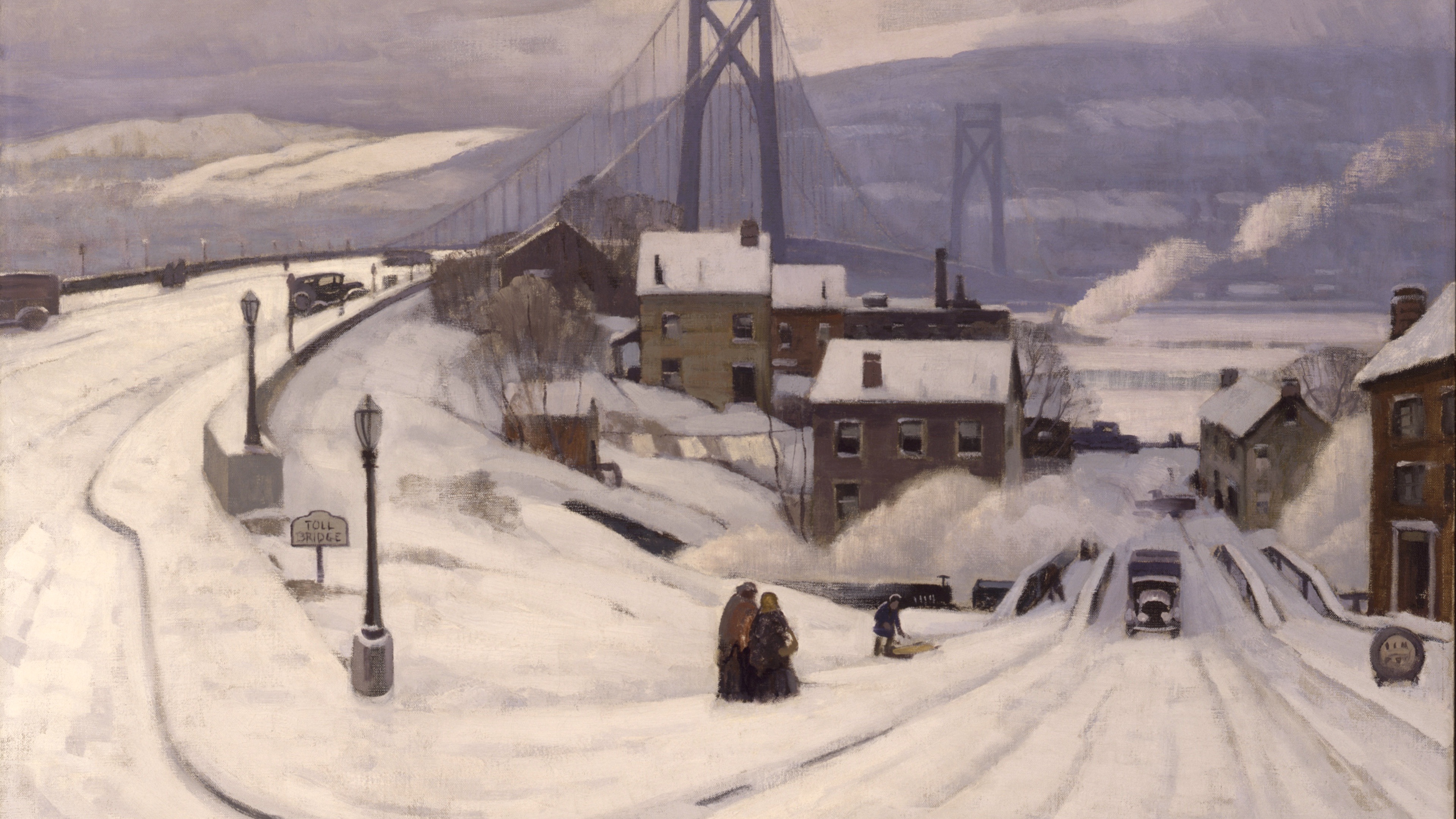Winter Bridge Crossing
