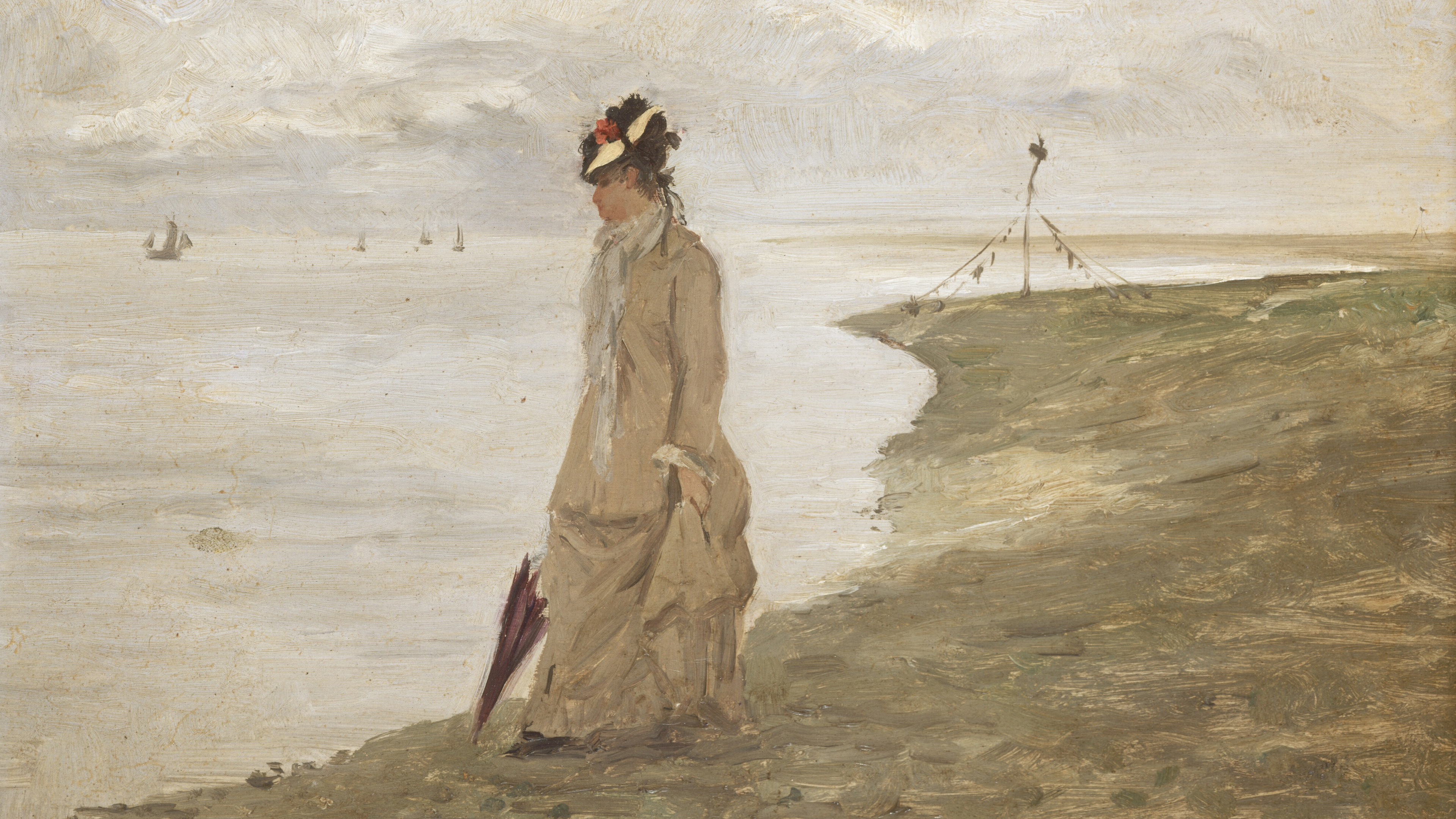 Misty Shoreline Stroll
