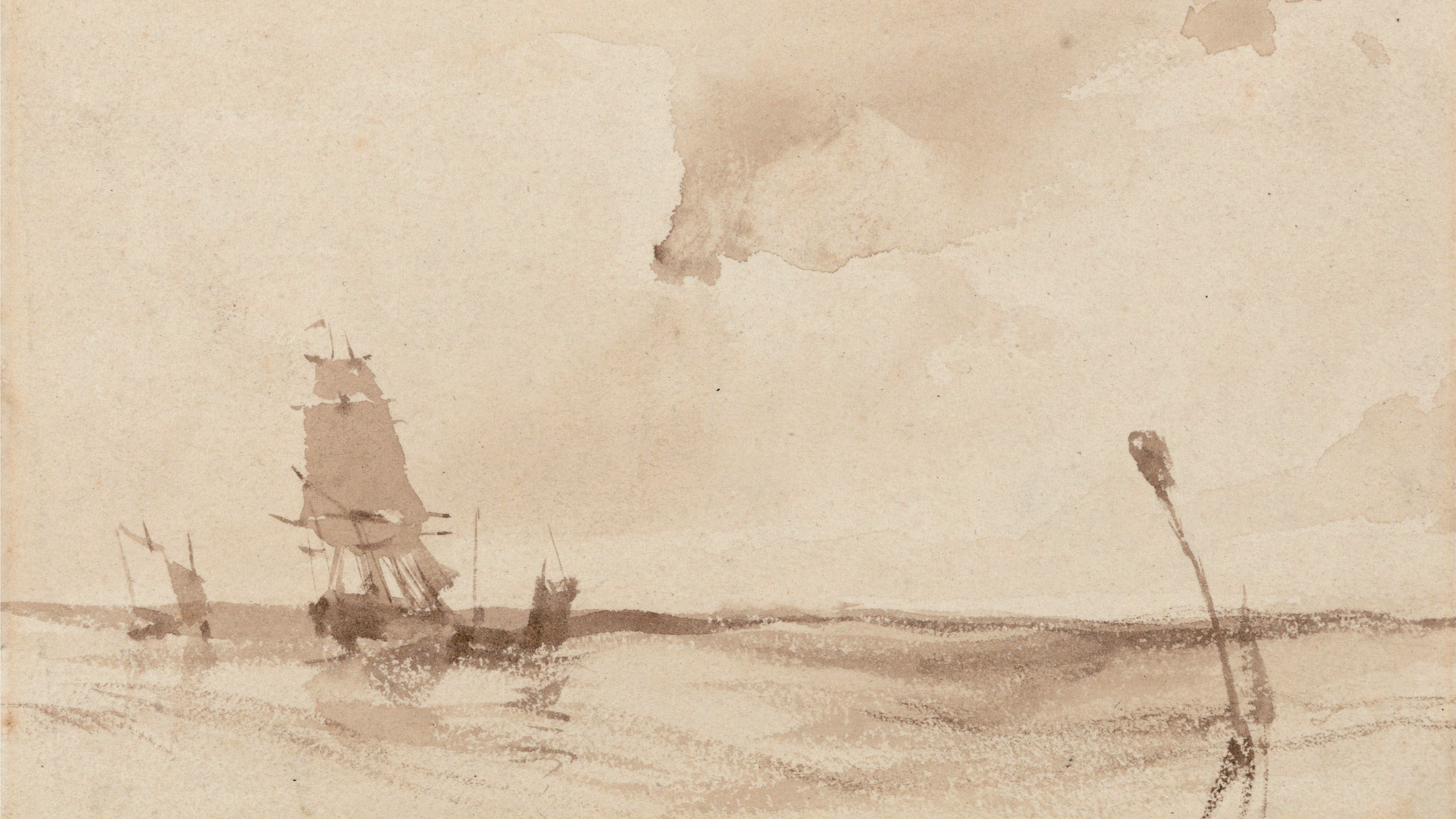 Sepia Harbor Wash